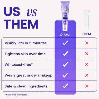 QIAWI® Eye Bag Instant Eraser, Tightens, Firms & Blurs Wrinkles