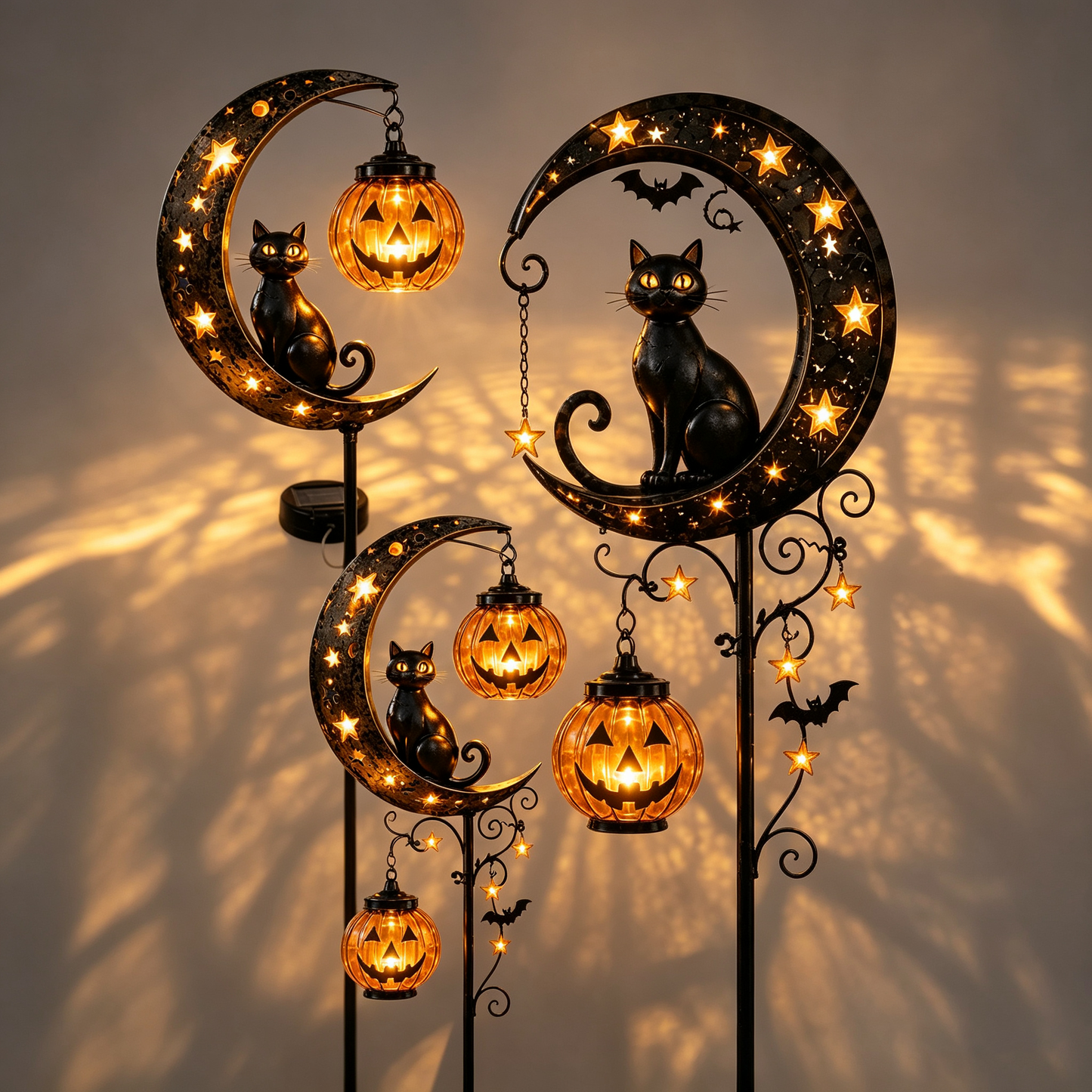 🎃 Halloween Early Bird Sale | 49% OFF Pumpkin Moon Garden Stake Light