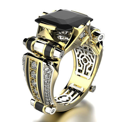 Zircon bicolor ring