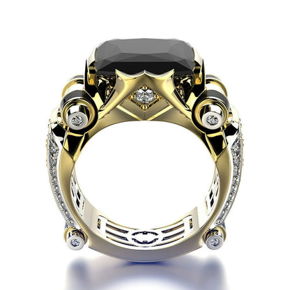 Zircon bicolor ring