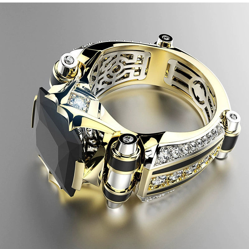 Zircon bicolor ring