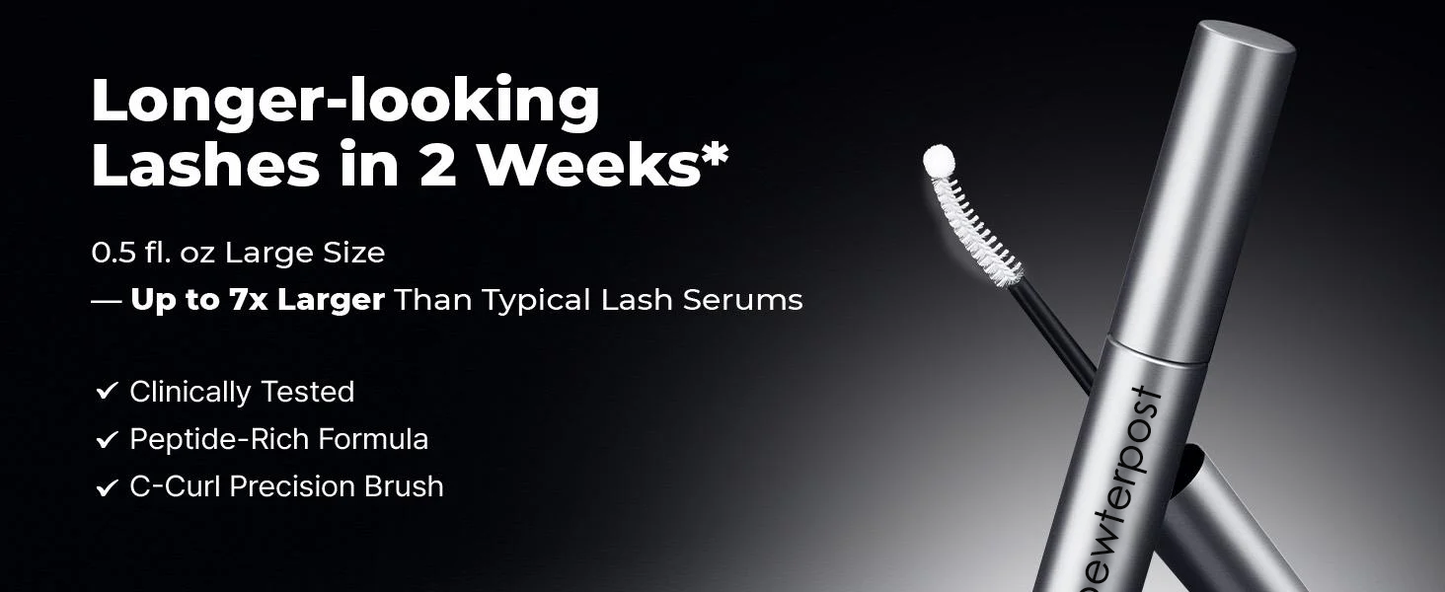 Essential Eyelash Growth Serum| Fuller & Thicker Lashes in 2 Weeks | Non-Prostaglandin