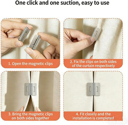 Magnetic Blackout Curtain Clips