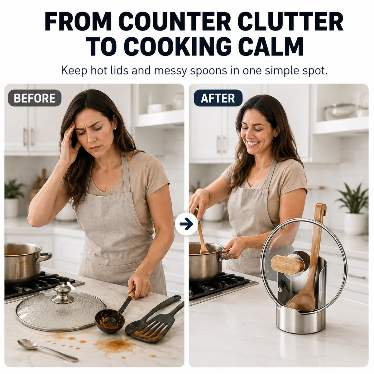 🍽️ Premium Stainless Steel Kitchen Counter Organizer
