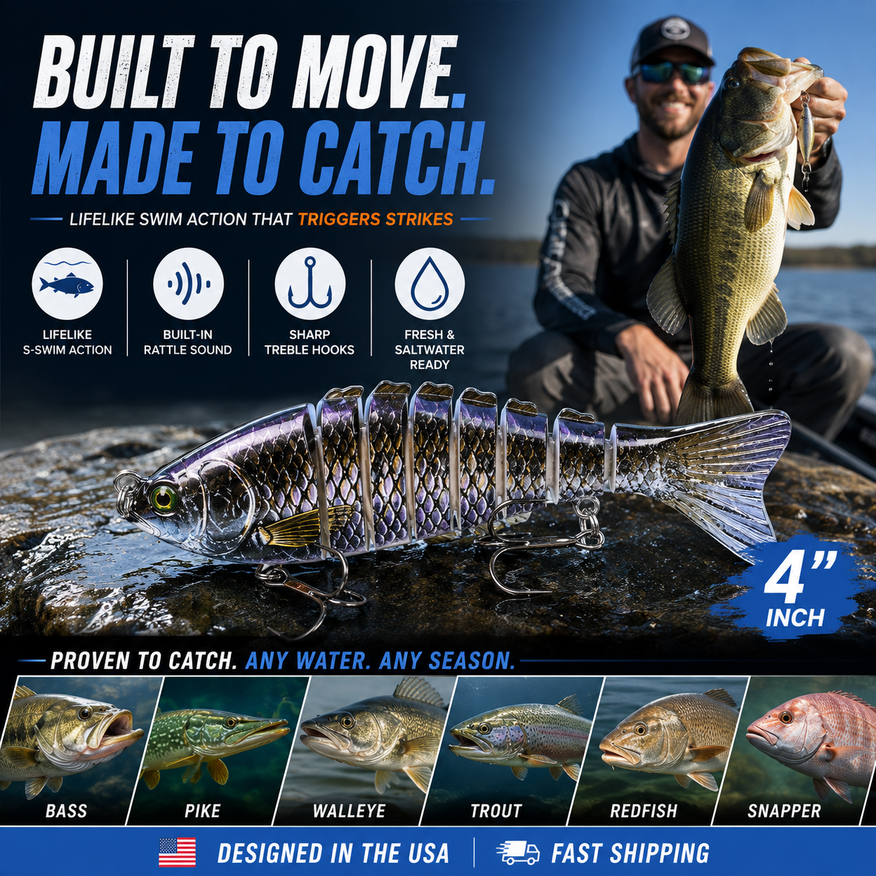 🎣Bionic Swimming Lure