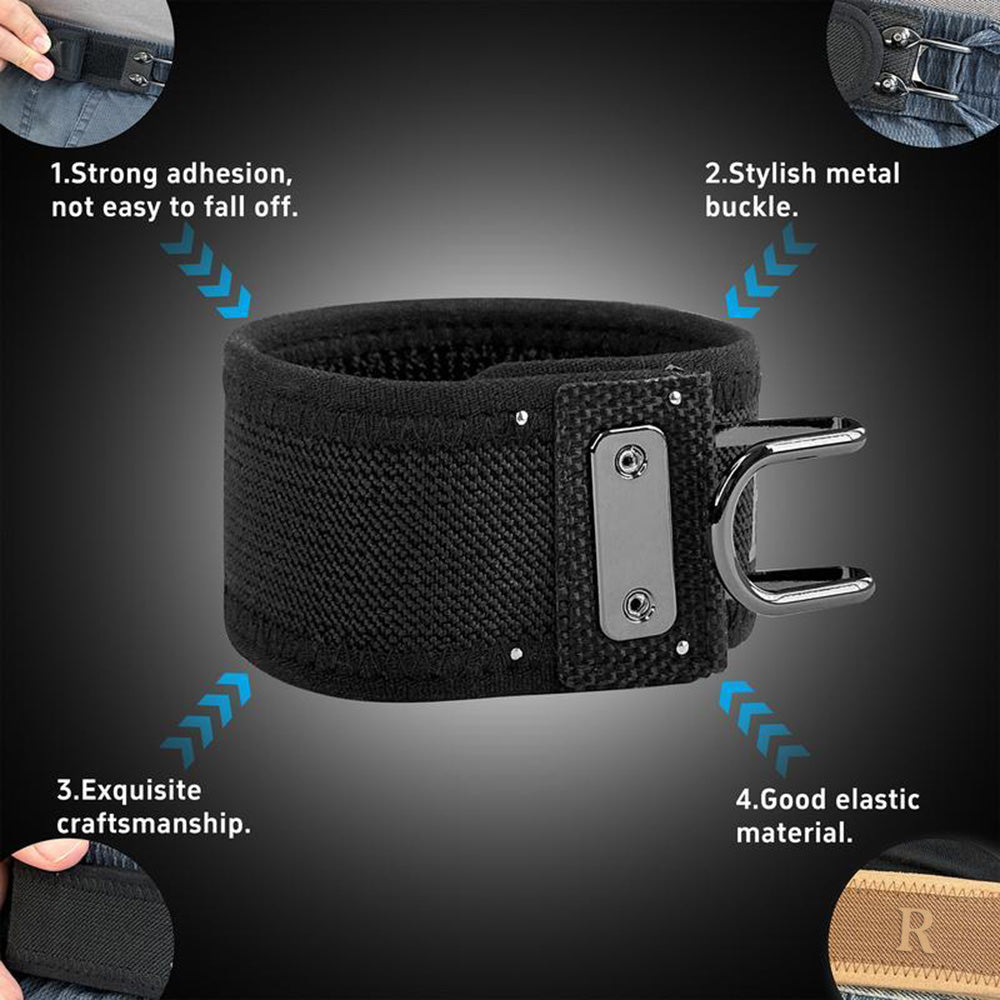 🔥No-Buckle Soft Adjustable Side Tactical Belt Belt for Men & Women