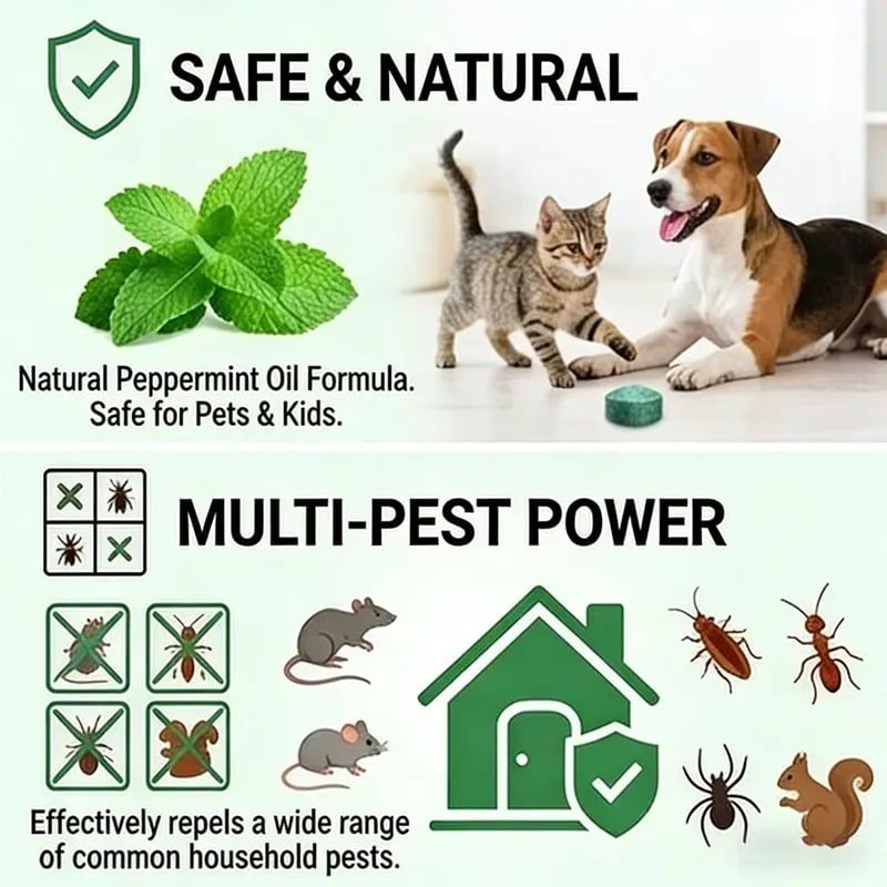 Peppermint Cinnamon Oil Mice Repellent