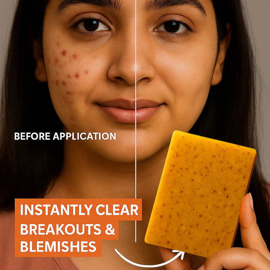 Alisanda™ soap : Rich in Vitamin C, retinol, collagen, and turmeric—a Japanese-made complex formula, fortified with hyaluronic acid and Vitamin E.