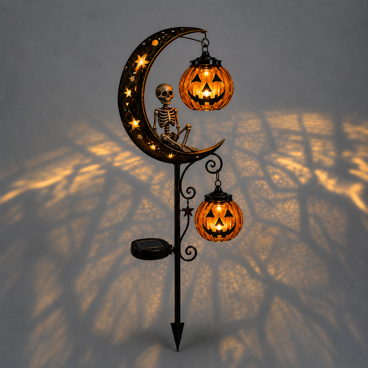 🎃 Halloween Early Bird Sale | 49% OFF Pumpkin Moon Garden Stake Light
