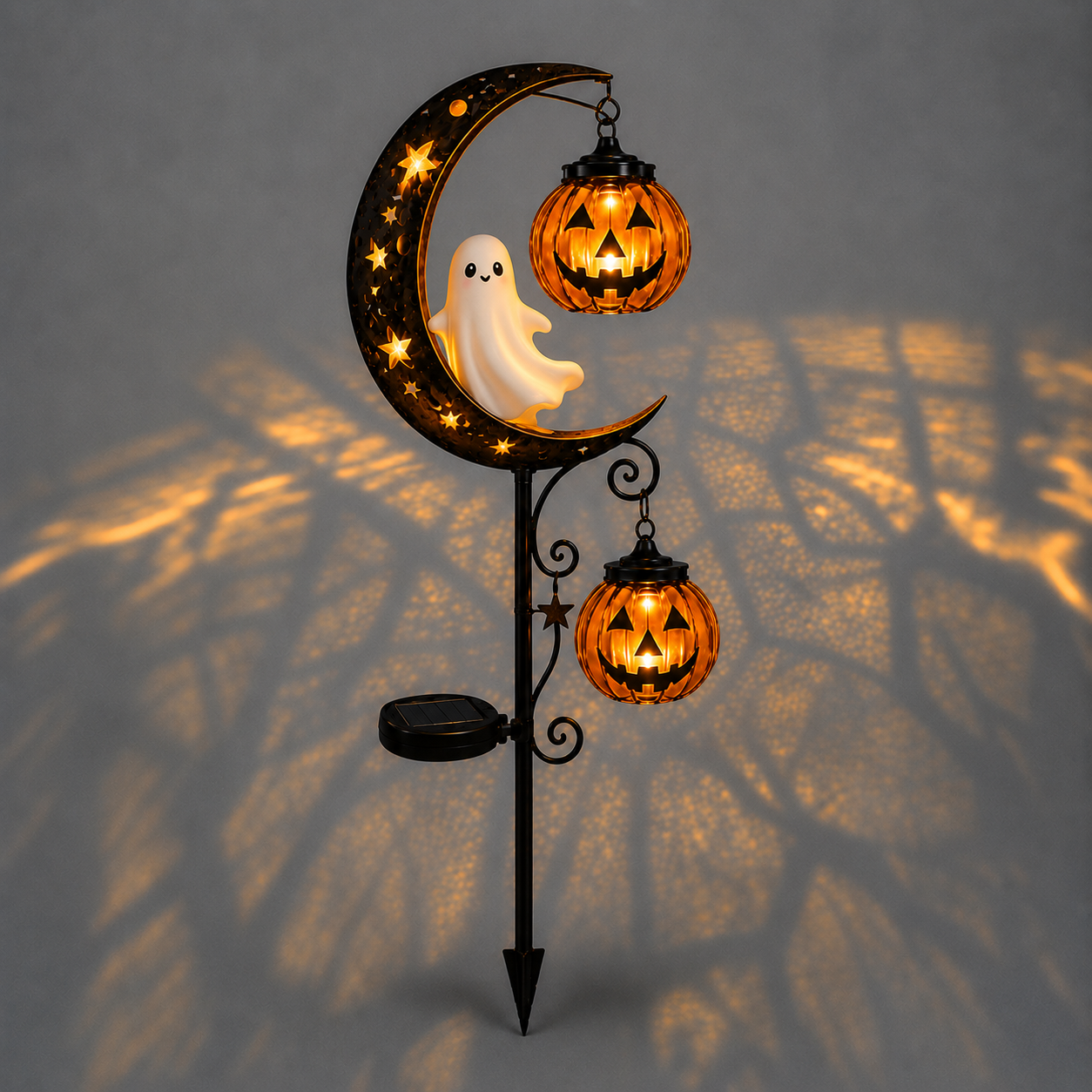 🎃 Halloween Early Bird Sale | 49% OFF Pumpkin Moon Garden Stake Light