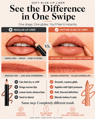 Easy Glide Lip Liner — Creamy, Blendable Color with Smooth Application