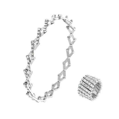 2-in-1 Adjustable Bracelet Ring
