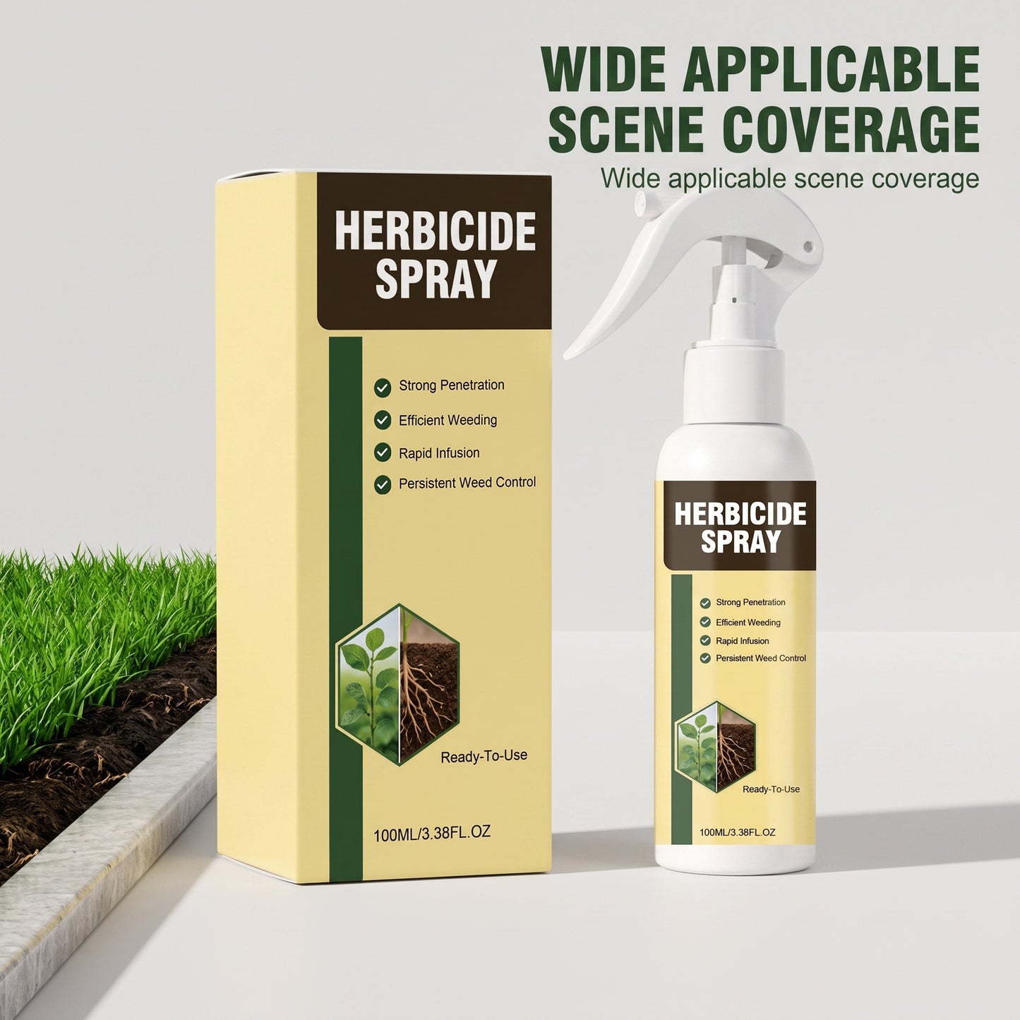 🔥Hot Sale 50% OFF 🎁 - Fast-Acting Natural Weed & Grass Killer Spray