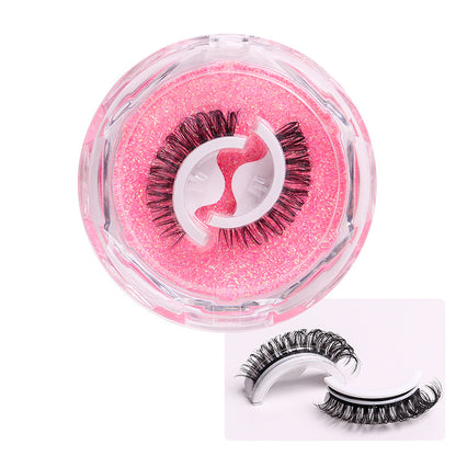 👁️Glue-Free Self-Adhesive Lashes – 3-Second, Natural & Reusable