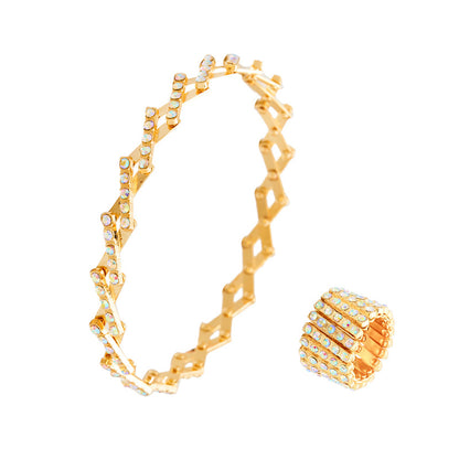 2-in-1 Adjustable Bracelet Ring