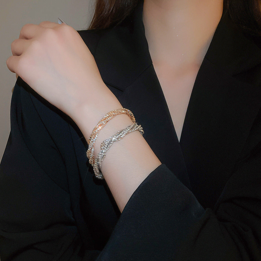 Super sparkly wrap bracelet