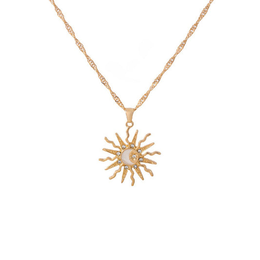 Sun pendant necklace