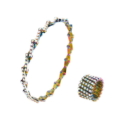 2-in-1 Adjustable Bracelet Ring