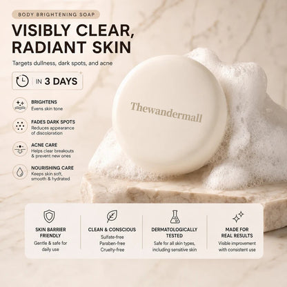 💆‍♀️Niacinamide Skin Brightening Soap melasma dark spots freckle