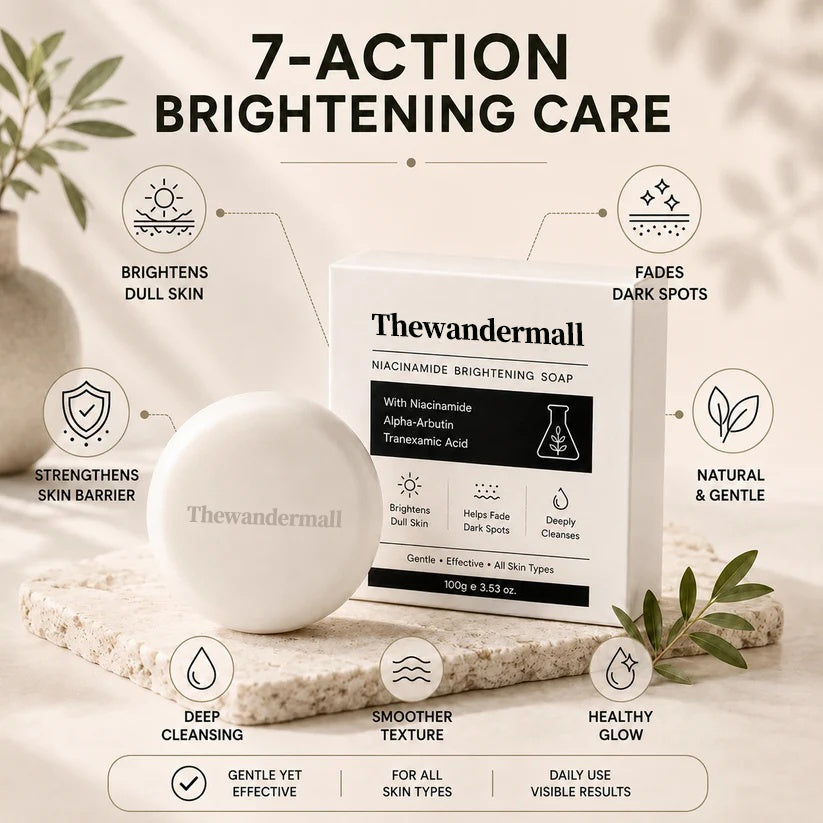 💆‍♀️Niacinamide Skin Brightening Soap melasma dark spots freckle