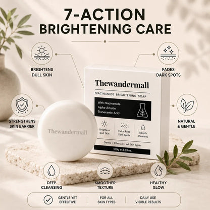 💆‍♀️Niacinamide Skin Brightening Soap melasma dark spots freckle