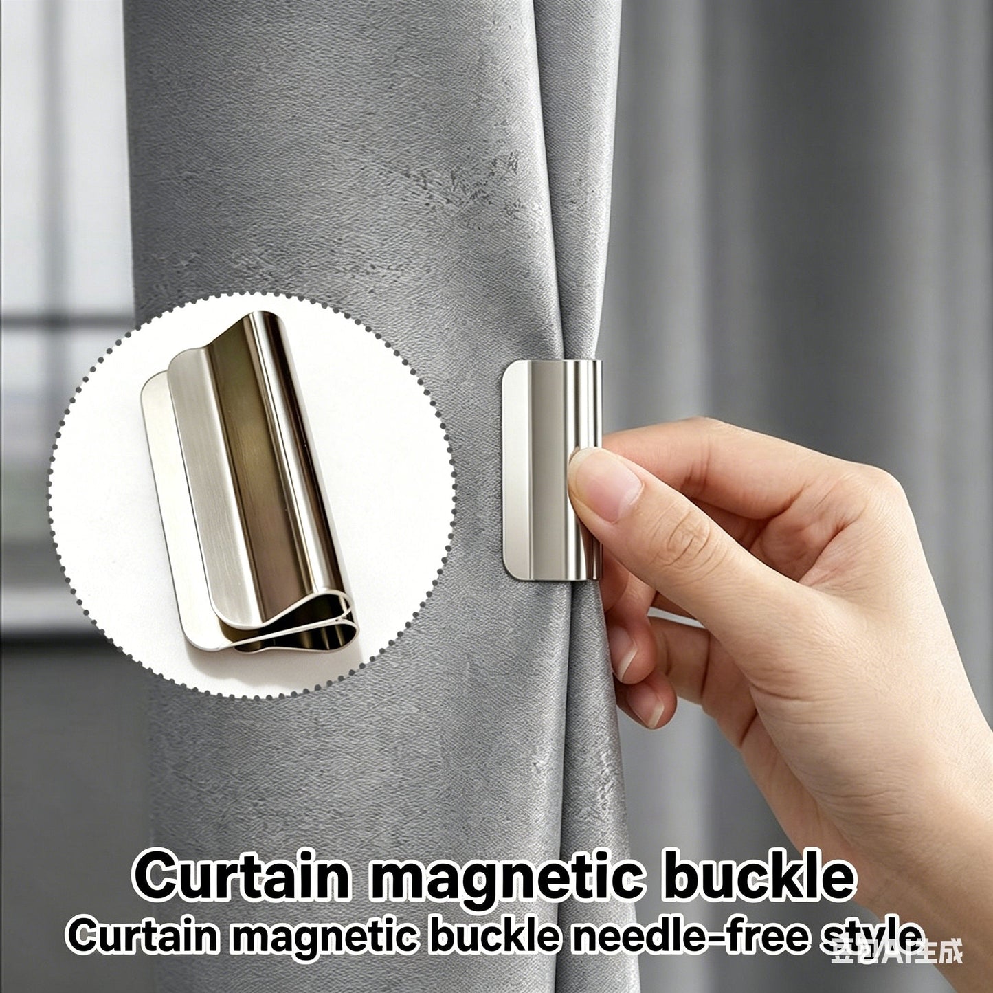 Magnetic Blackout Curtain Clips
