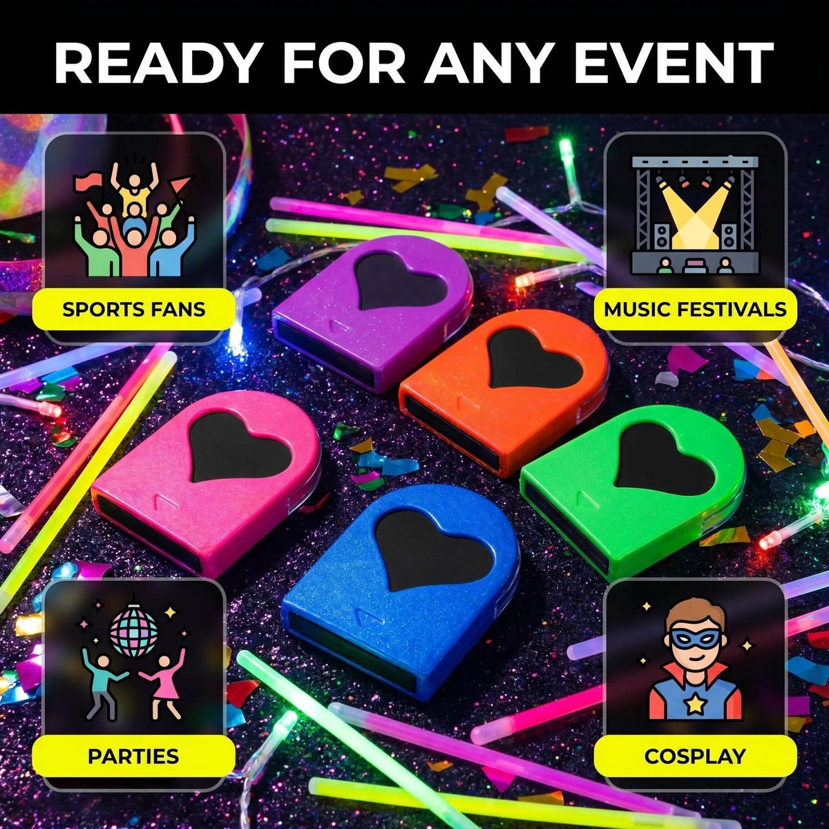 Temporary hair chalk for sports fans, music festivals, parties and cosplay