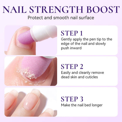 💅 3-in-1 Cuticle Care Pen – Exfoliate, Nourish & Smooth Dry Cuticles 💜