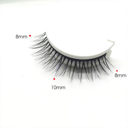 👁️Glue-Free Self-Adhesive Lashes – 3-Second, Natural & Reusable