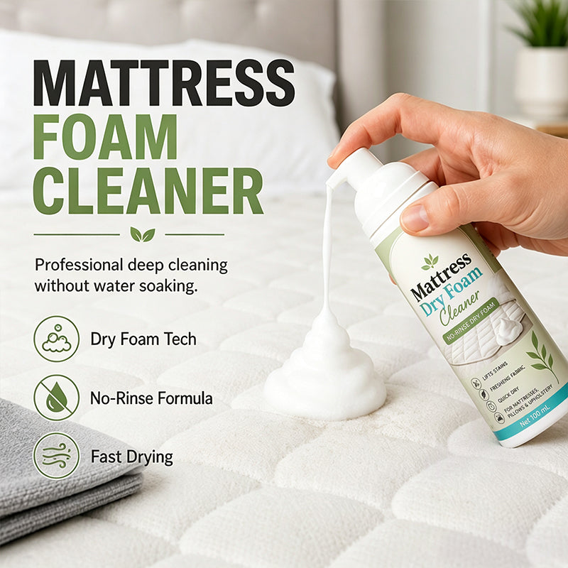 🧼No-Rinse Mattress & Upholstery Foam Cleaner