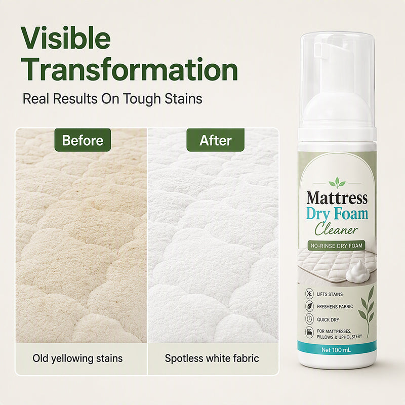 🧼No-Rinse Mattress & Upholstery Foam Cleaner