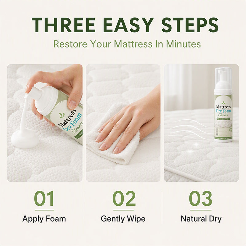 🧼No-Rinse Mattress & Upholstery Foam Cleaner