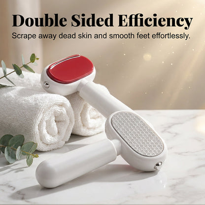 🥳HOT SALE🥳💞15K+ SOLD! Foot Scraper – Premium steel, dual surfaces & travel-ready