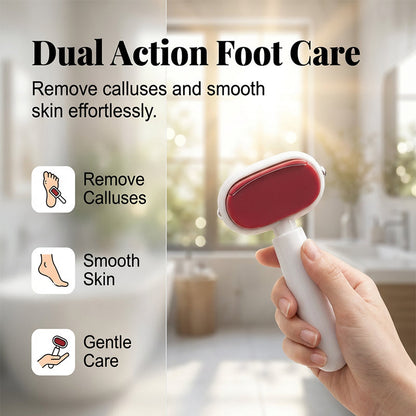 🥳HOT SALE🥳💞15K+ SOLD! Foot Scraper – Premium steel, dual surfaces & travel-ready